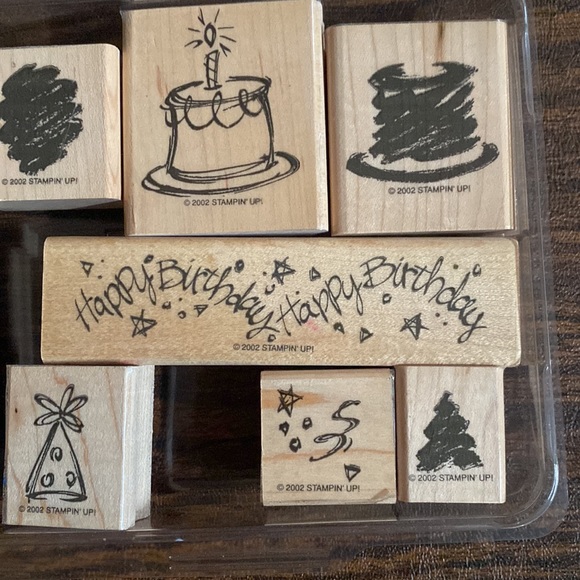 STAMPIN' UP! Bundle 3 sets to save 30%. Birthday Party (has 9 stamps) - Picture 3 of 3